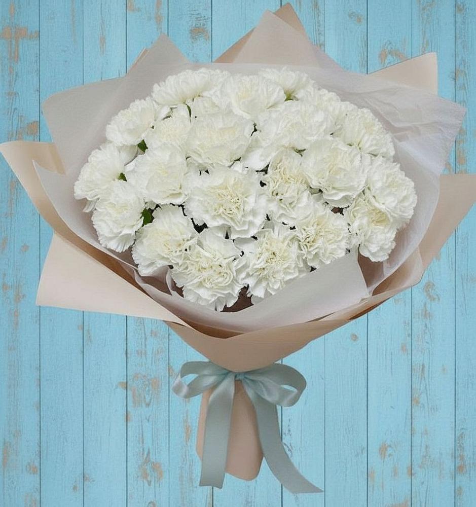 Букет цветов из: Гвоздики в Маме