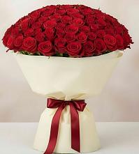 Букет 101 Красная роза Милано в Маме