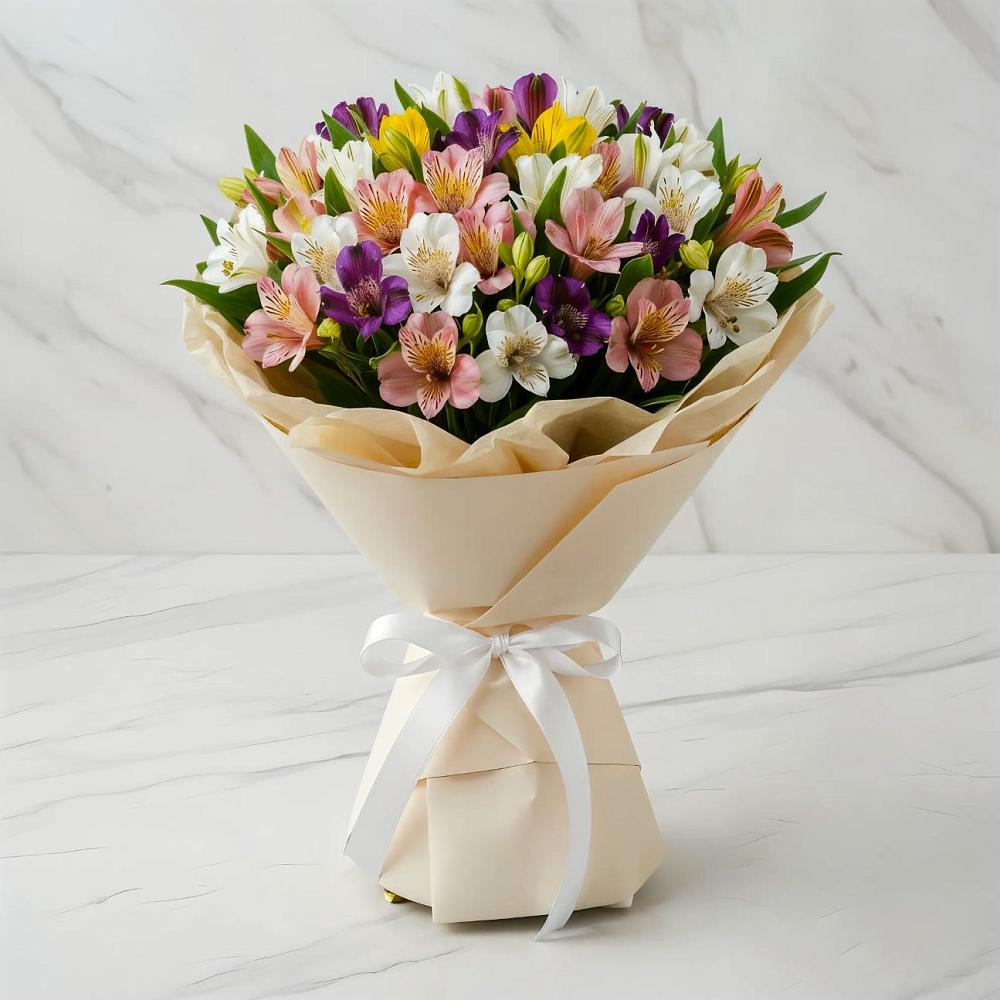 Букет цветов из: Альстромерии в Маме