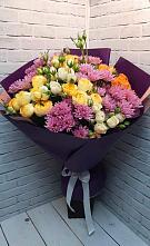Букет цветов из:  Хризантемы и Розы в Маме