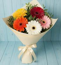Букет цветов из:  Герберы в Маме