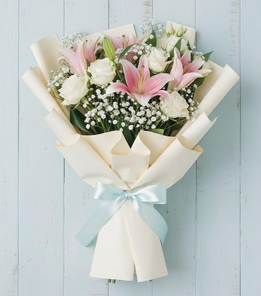 Букет цветов из: Лилии в Маме