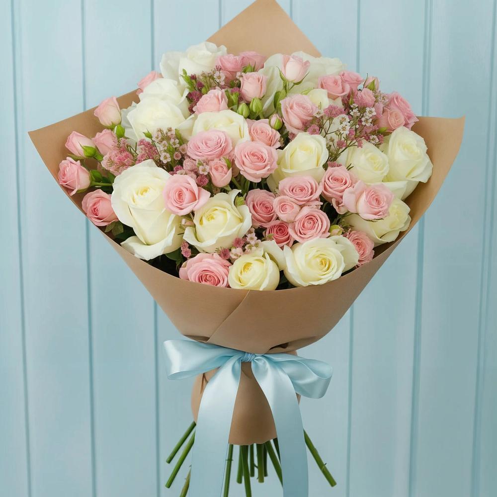 Букет цветов из: Розы в Маме