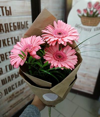 Букет цветов из: Герберы в Маме