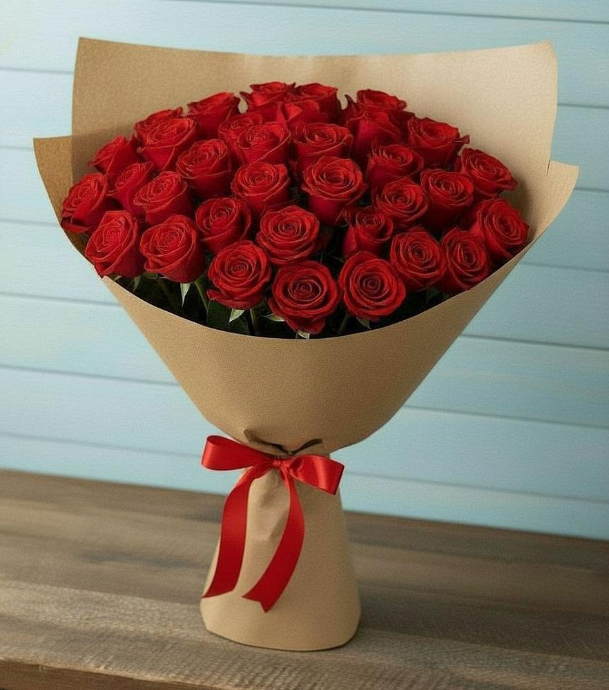 Букет Красные розы Милано в Маме