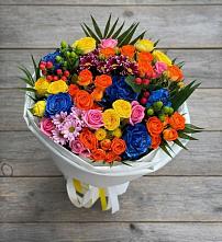 Букет цветов из:  Розы и Хризантемы в Маме