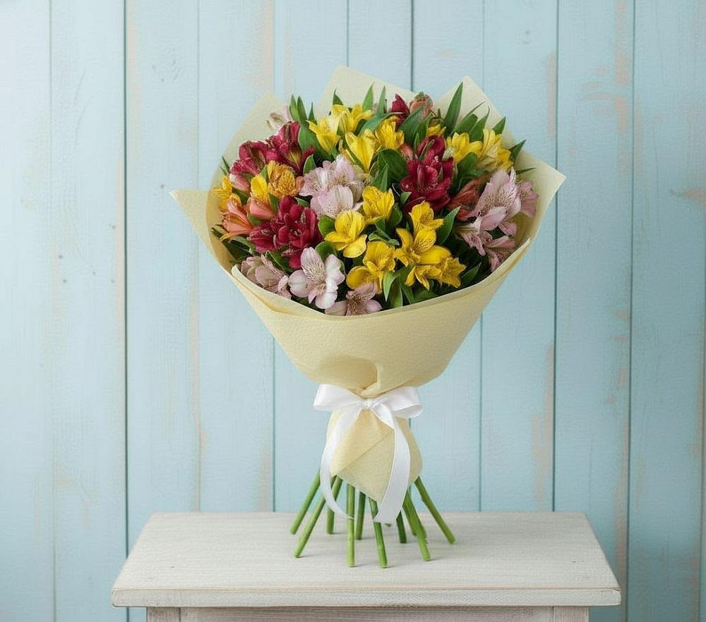 Букет цветов из: Альстромерии в Маме