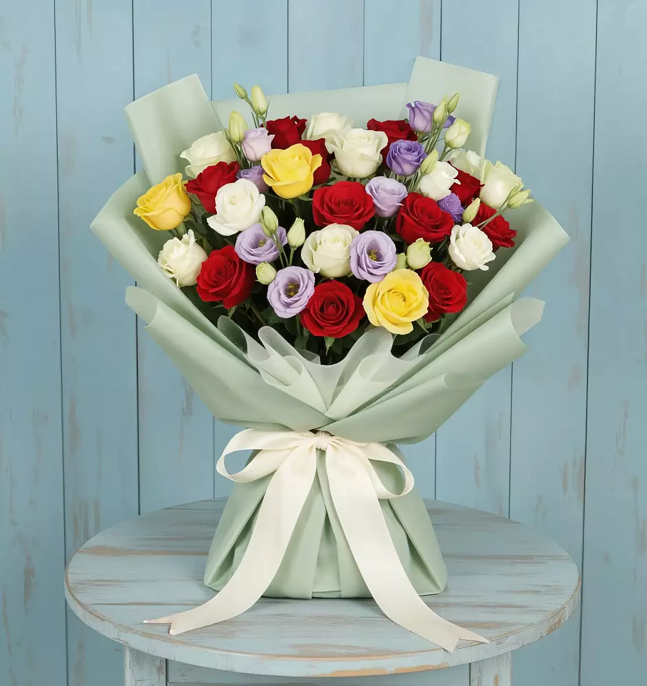 Букет цветов из: Розы в Маме