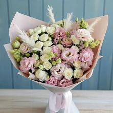 Букет цветов из:  Альстромерии и Розы в Маме
