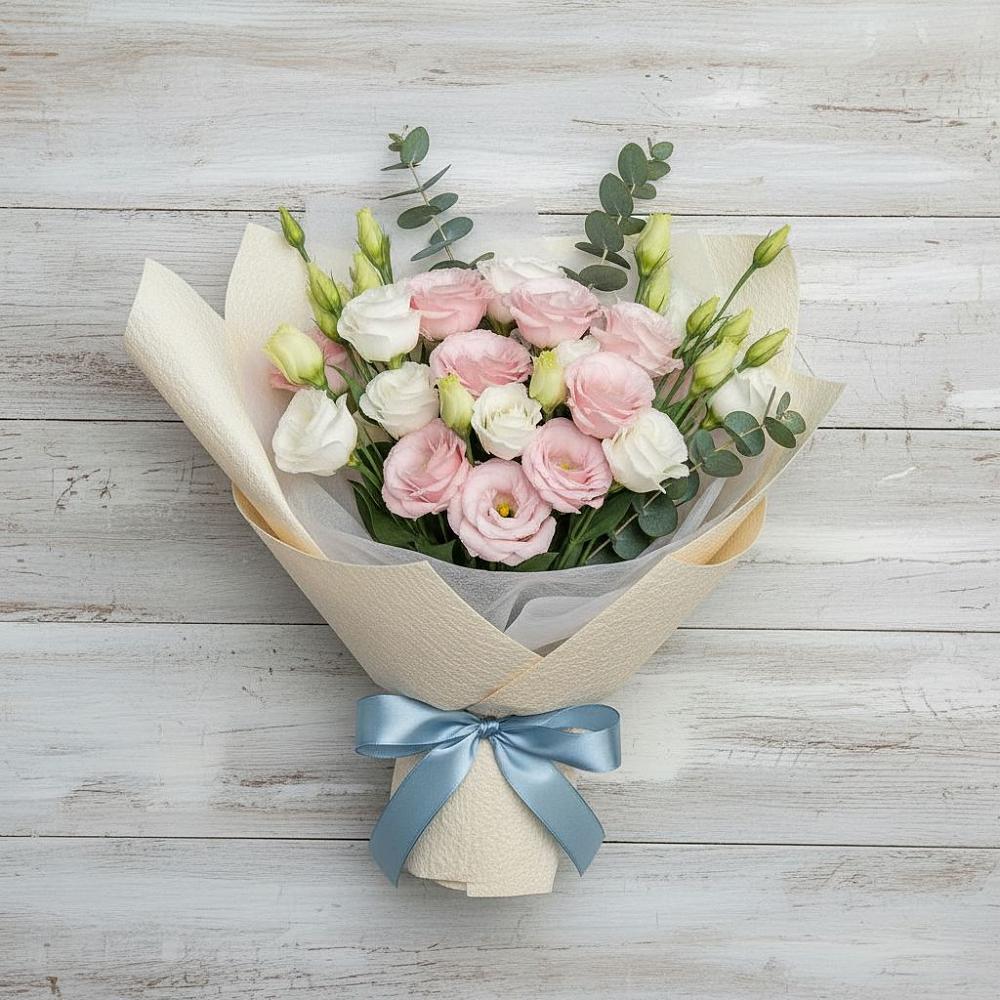 Букет цветов из: Лизиантусы в Маме